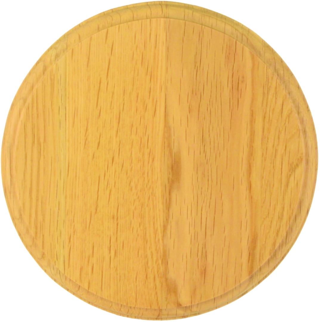 Trofésköld vildsvin/bäver, 15 cm Diameter, natur