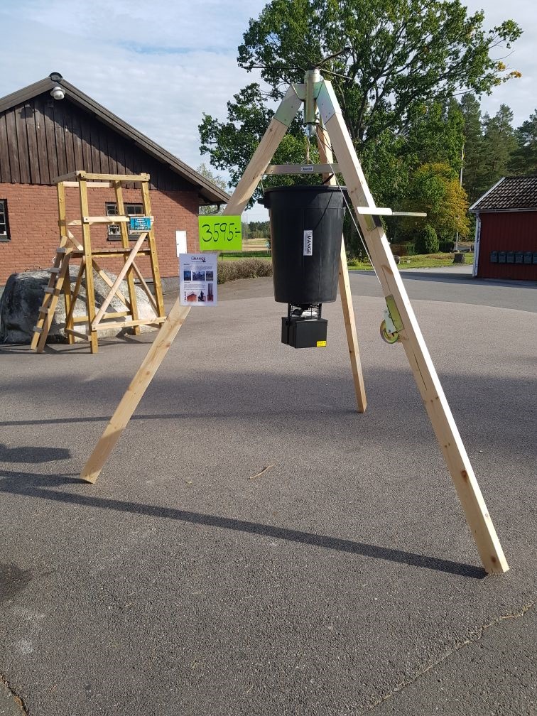 Foderstation komplett foderspridare utan solcell