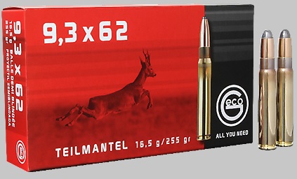 Geco Softpoint kal9.3x62 TMR 16.5g