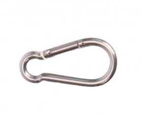 Karbinhake Rostfri 70mm 2-pack