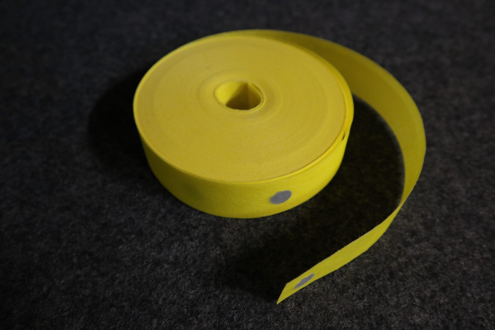 Snittselband Gul med reflex