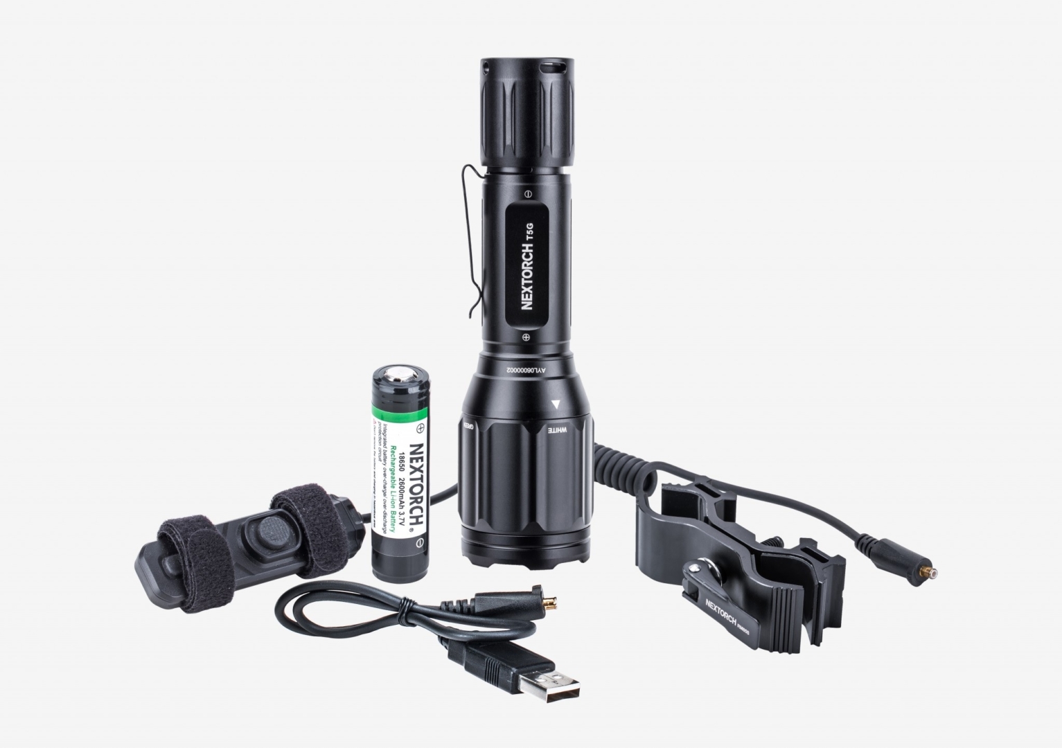 Nextorch Eftersöksset T5G V2.0 vit/grön LED