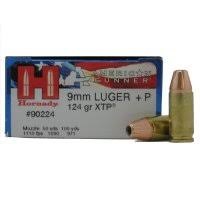 Hornady XTP LUGER+ kal9mm 124gr