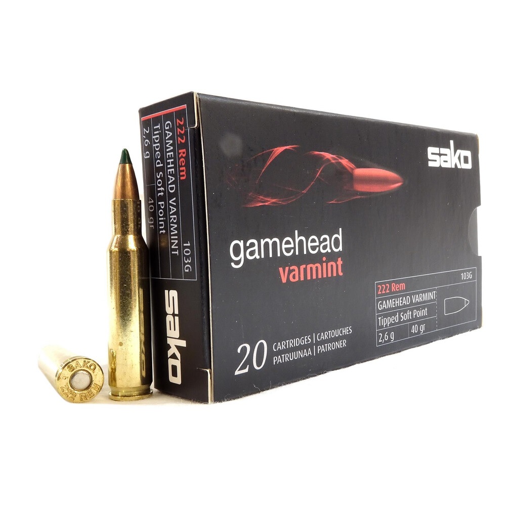 Sako Gamehead Varmint kal222 2.6g 40gr