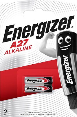 Energizer Batteri, A27 Alkaline 2pack