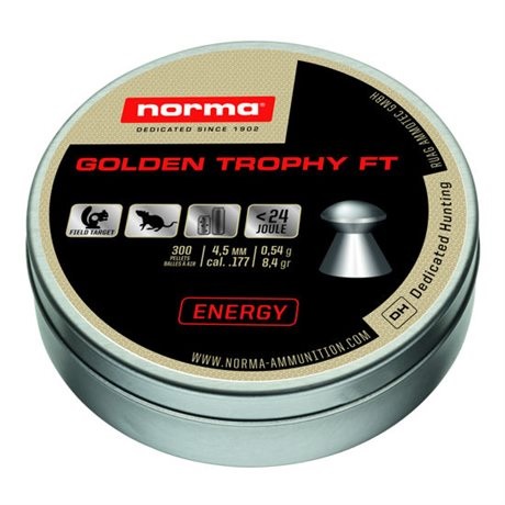 Luftgevärskula Norma Golden Trophy FT 0,54gr