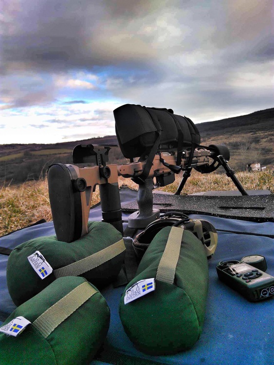 T.S.G Skjutstöd mellan grön tactical