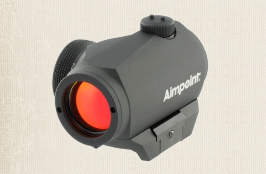 Aimpoint Micro H1 2MOA komplett Weaver Fäste