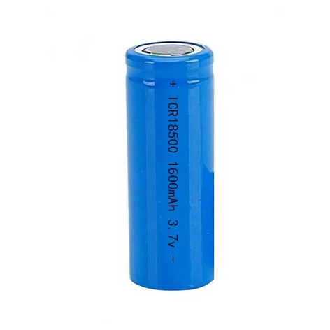 Batteri 18500, 1600 mAh, uppladningsbart
