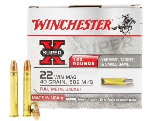 Winchester FMJ kal22Magnum