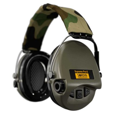Sordin Supreme Pro X H2 green/camo Hörselskydd