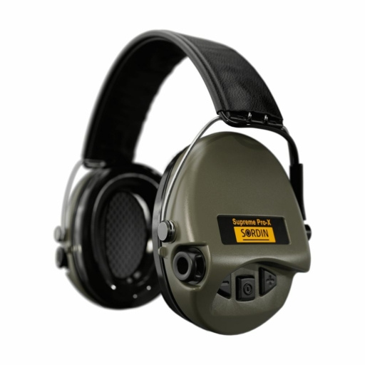 Hörselskydd Sordin Supreme Pro X H2 green/läder