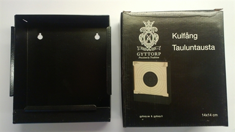 Kulfång till luftgevär 14x14 cm