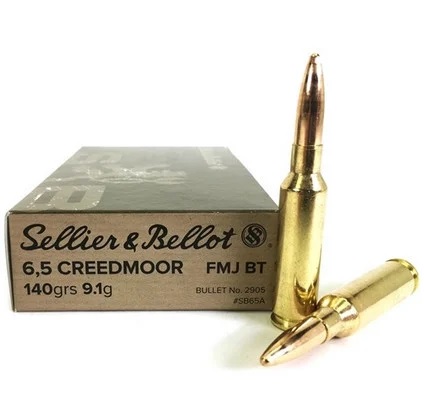 Sellier & Bellot 6,5 Creedmoor FMJ 140grs