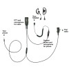Icom Headset 4i1, PRO-U700LS/LA 29140 ProEquip