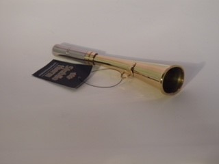 Jakthorn mässing, 16cm