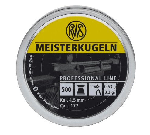 Rws LuftgevärsKulor MeisterKugel Gul 4,5mm