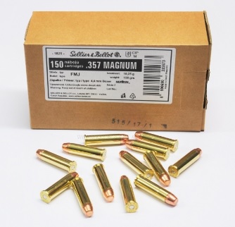 Sellier & Bellot Pistolammunition 357 Magnum 10,25