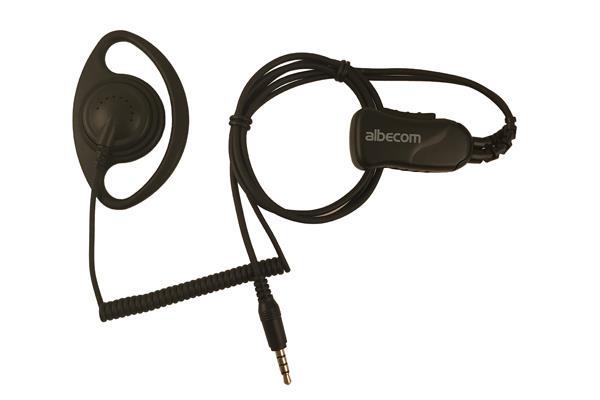 Albecom Mini Headset nr534 LGR59-Y D-Ring Rak