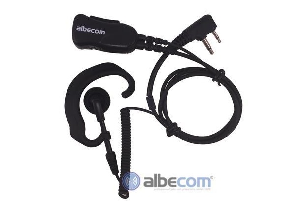 Albecom Mini Headset, nr 523, inre Vinkl 2,5+3,5