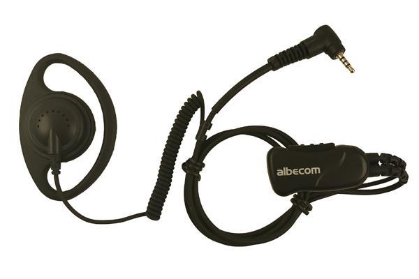 Albecom Mini Headset, nr531 D-ring Rak Zod/Laf