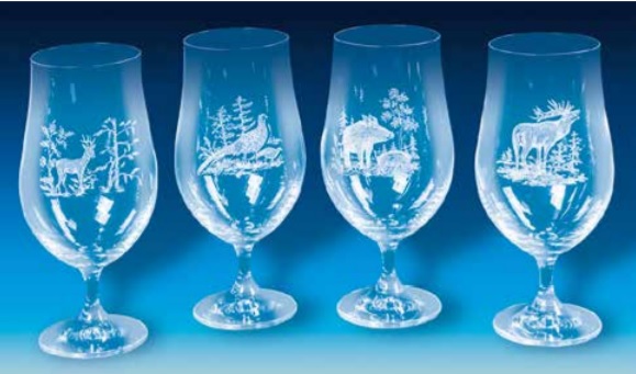 Ölglas med tryck