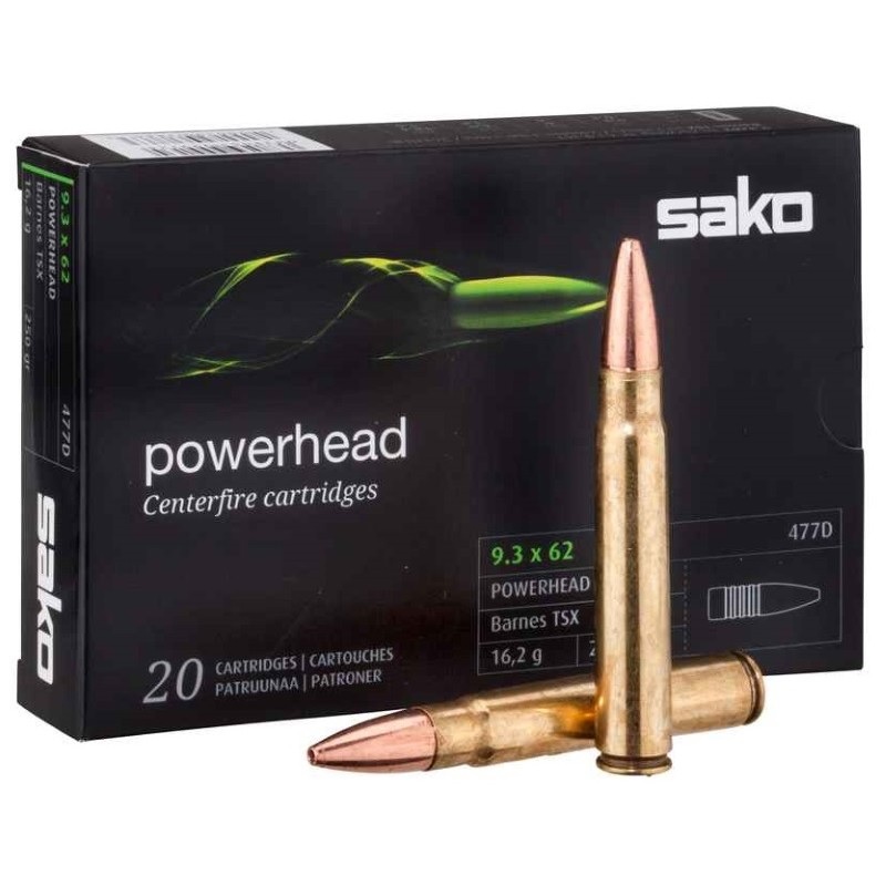 Sako 9,3x62 Powerhead 16,2G