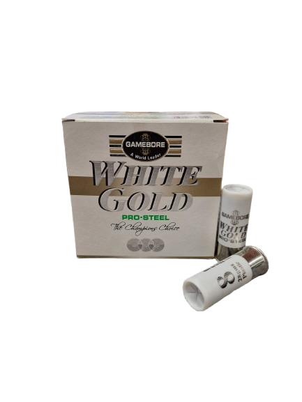 Gamebore WHITE GOLD kal12 US8 28g
