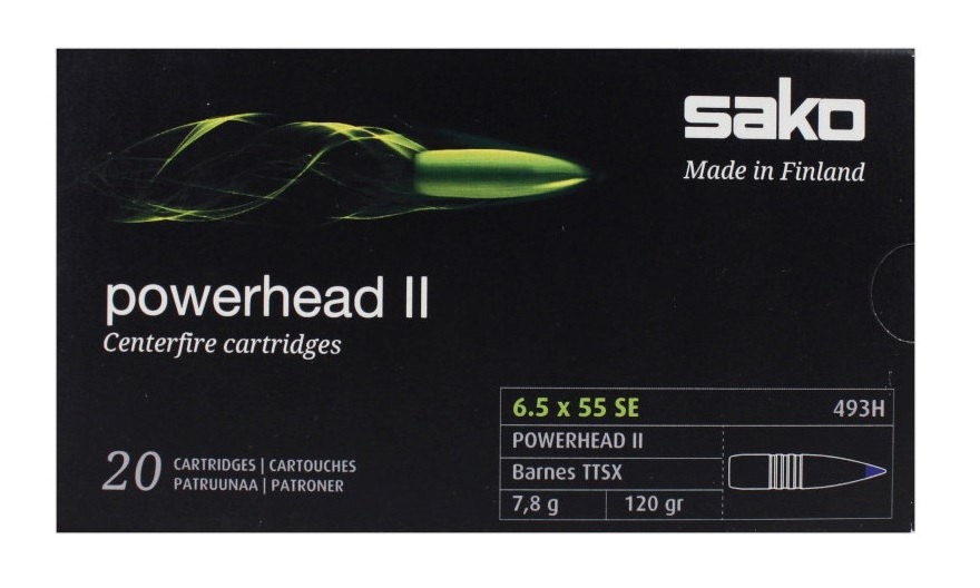 Sako Powerhead II kal6.5x55 7.8g