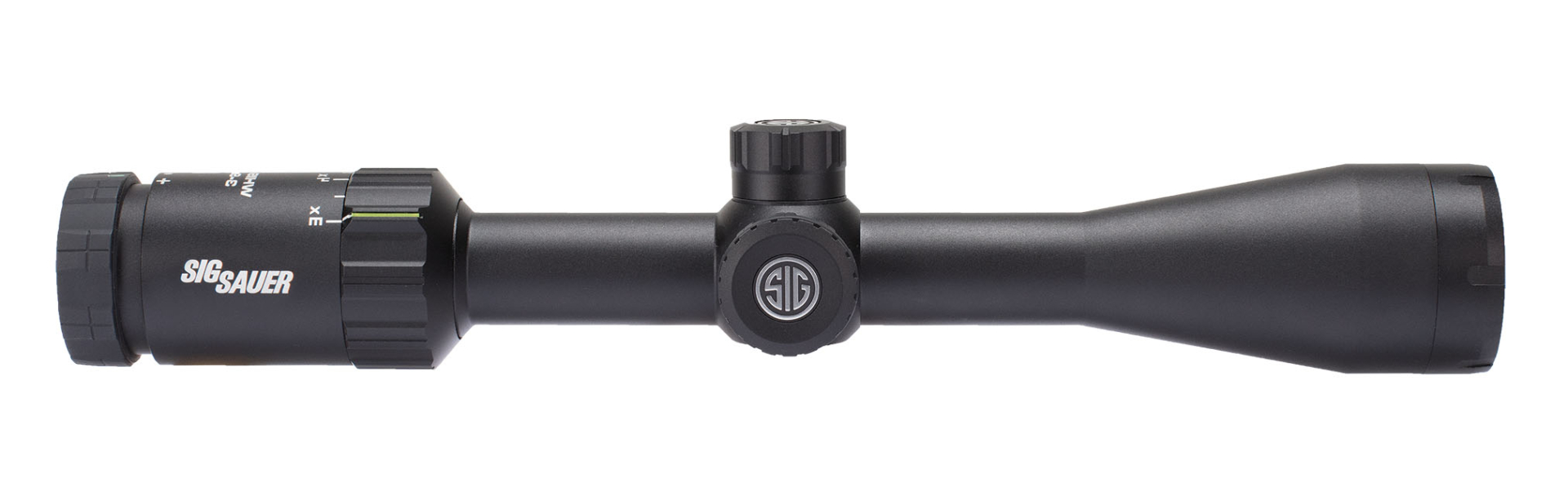 kikarsikte, SIG SAUER Whiskey 3-9×40, svart, sida