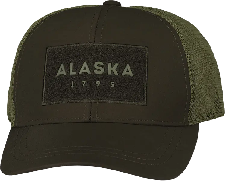 Alaska Trucker keps, brown/olive